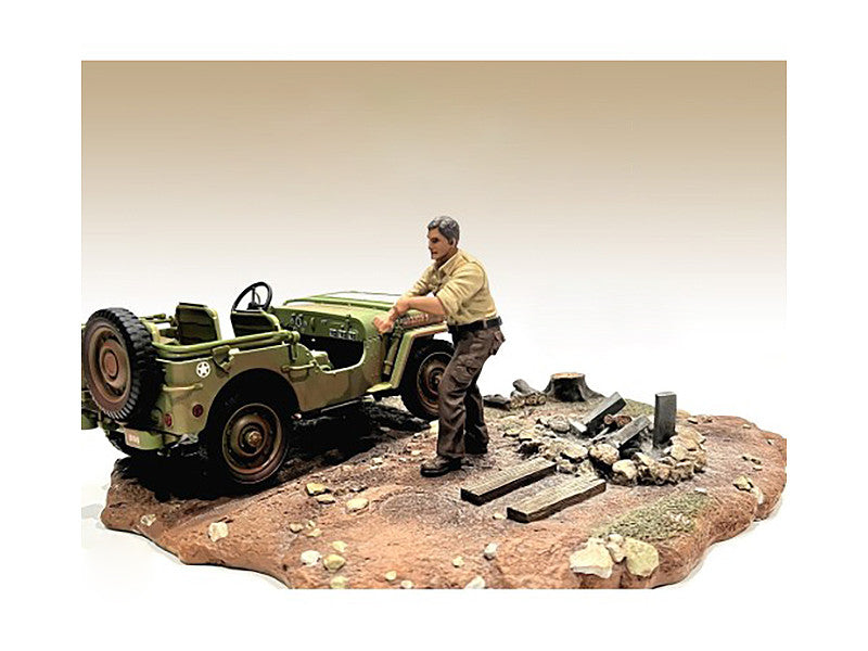 "4X4 Mechanic" Figure 3 for 1/18 Scale Models by American Diorama LuxuryLifeWay Online Store