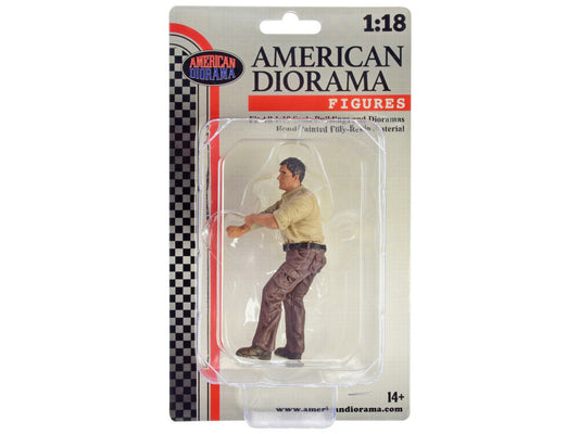 "4X4 Mechanic" Figure 3 for 1/18 Scale Models by American Diorama LuxuryLifeWay Online Store