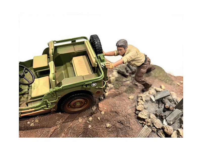 "4X4 Mechanic" Figure 5 for 1/18 Scale Models by American Diorama LuxuryLifeWay Online Store