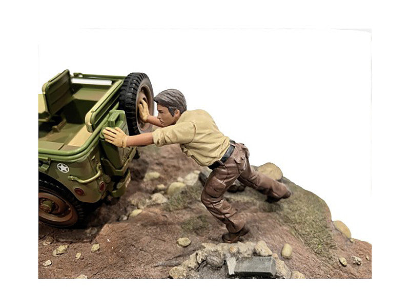 "4X4 Mechanic" Figure 5 for 1/18 Scale Models by American Diorama LuxuryLifeWay Online Store
