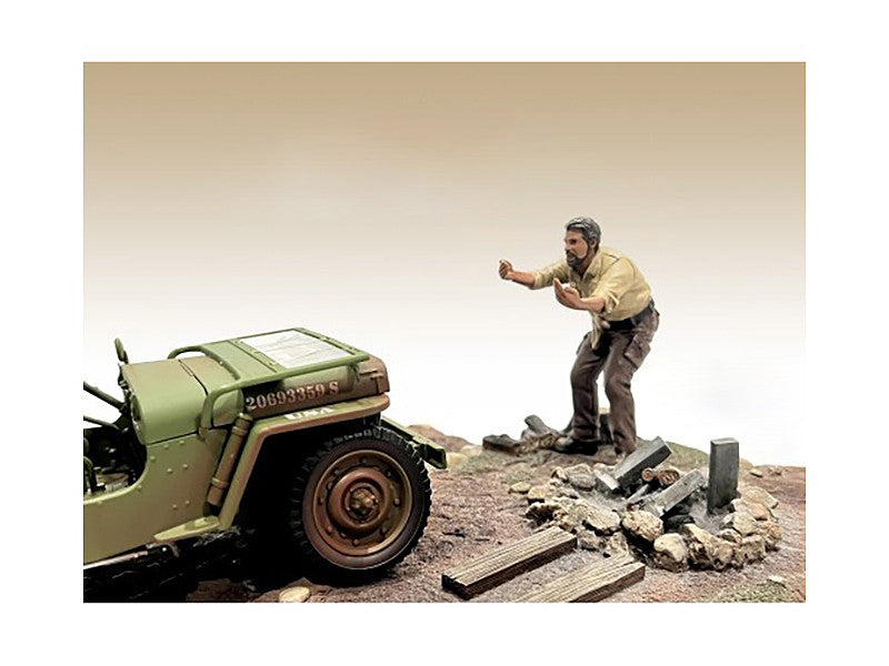 "4X4 Mechanic" Figure 6 for 1/18 Scale Models by American Diorama LuxuryLifeWay Online Store