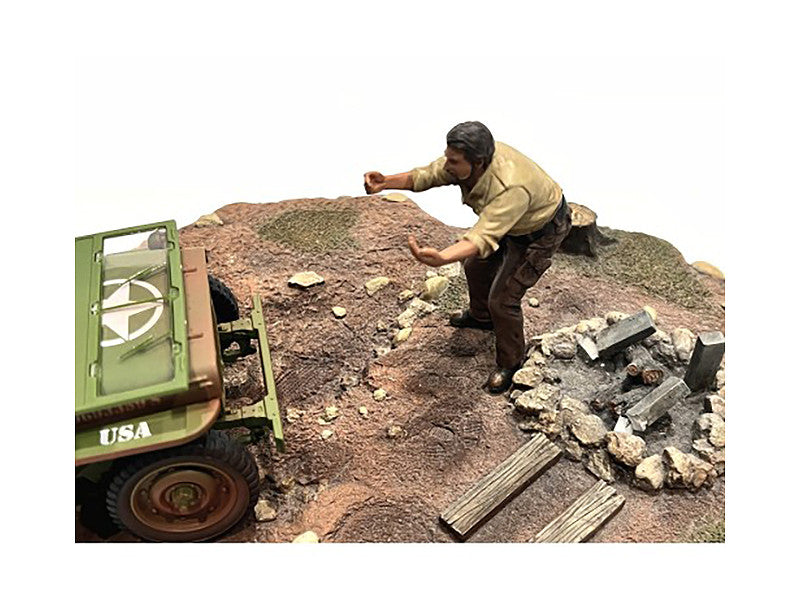 "4X4 Mechanic" Figure 6 for 1/18 Scale Models by American Diorama LuxuryLifeWay Online Store