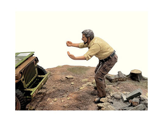 "4X4 Mechanic" Figure 6 for 1/18 Scale Models by American Diorama LuxuryLifeWay Online Store