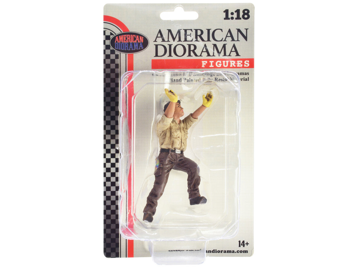 "4X4 Mechanic" Figure 5 for 1/18 Scale Models by American Diorama LuxuryLifeWay Online Store