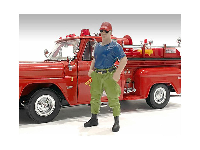 "Firefighters" Off Duty Figure for 1/18 Scale Models by American Diorama LuxuryLifeWay Online Store
