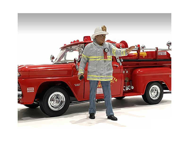 "Firefighters" Fire Captain Figure for 1/24 Scale Models by American Diorama LuxuryLifeWay Online Store