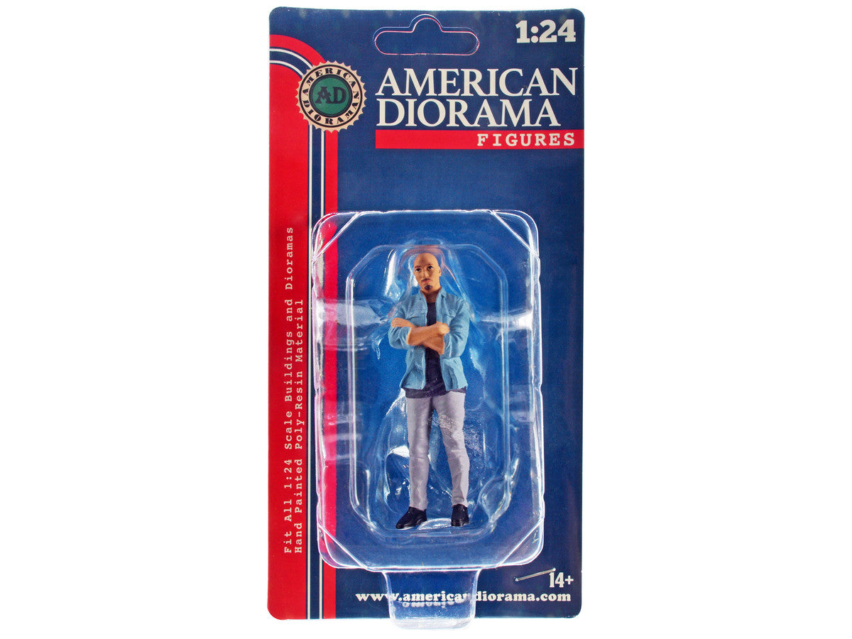 "Car Meet 3" Figurine 6 for 1/24 Scale Models by American Diorama LuxuryLifeWay Online Store
