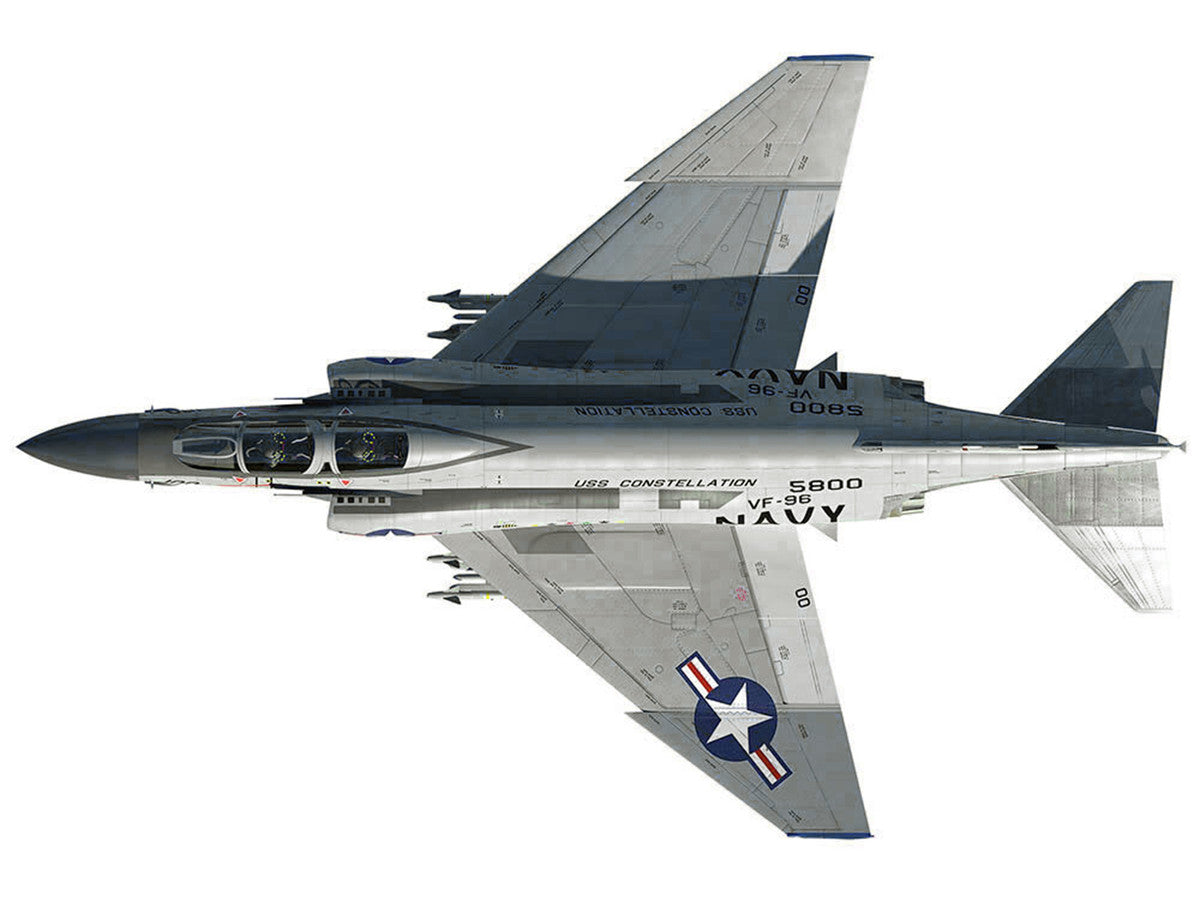 McDonnell Douglas F-4 Phantom II Aircraft "VF-96 Fighting Falcons Showtime 100 Lieutenant Randy Cunningham USS Constellation Vietnam" (1972) United States Navy "Collector Series" 1/144 Diecast Model by Air Force 1 LuxuryLifeWay Online Store