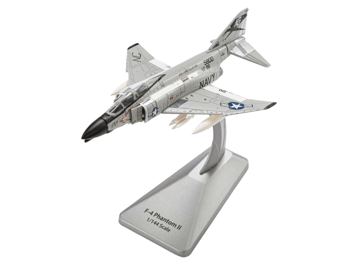 McDonnell Douglas F-4 Phantom II Aircraft "VF-96 Fighting Falcons Showtime 100 Lieutenant Randy Cunningham USS Constellation Vietnam" (1972) United States Navy "Collector Series" 1/144 Diecast Model by Air Force 1 LuxuryLifeWay Online Store