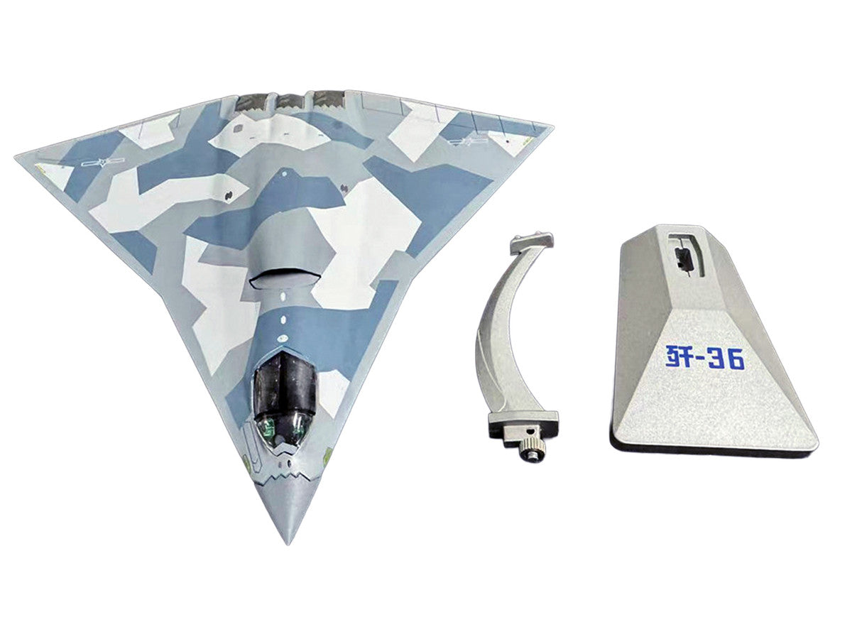 CAC J-36 Stealth Aircraft "People's Liberation Army Air Force" 1/144 Diecast Model by Air Force 1 LuxuryLifeWay Online Store