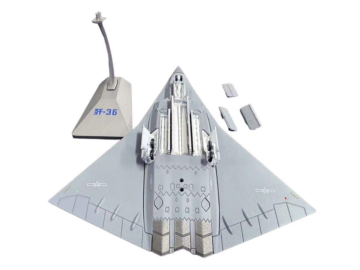 CAC J-36 Stealth Aircraft "People's Liberation Army Air Force" 1/144 Diecast Model by Air Force 1 LuxuryLifeWay Online Store
