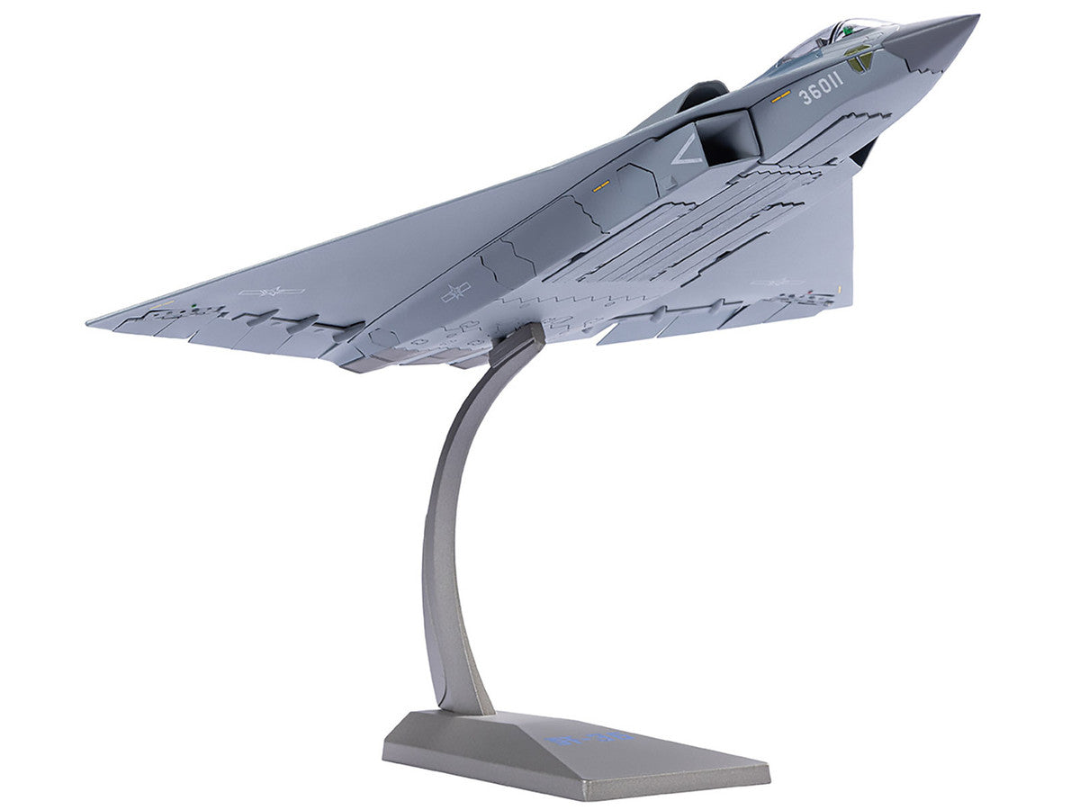 CAC J-36 Stealth Fighter Aircraft "Chinese Military" People’s Liberation Army Air Force 1/100 Diecast Model by Air Force 1 LuxuryLifeWay Online Store