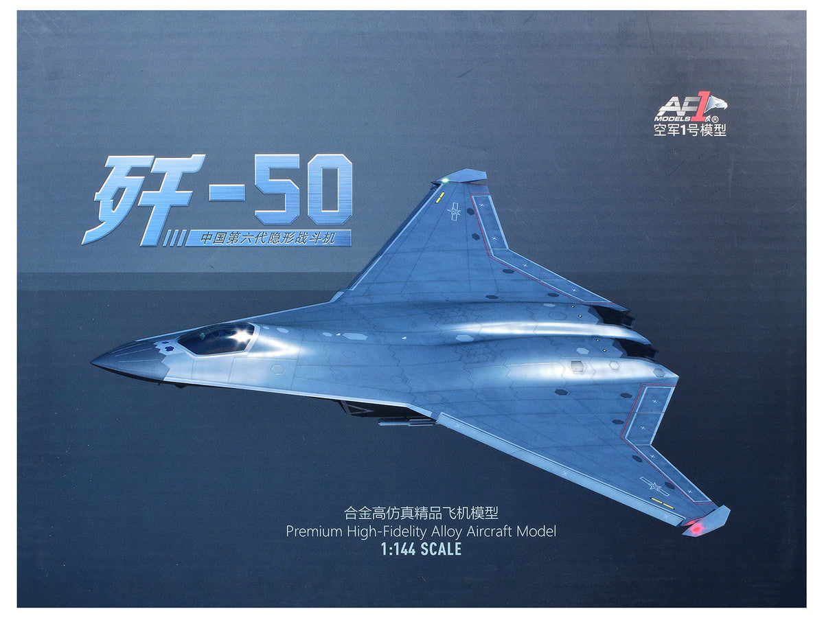 Shenyang J-50 Stealth Aircraft "People's Liberation Army Air Force" 1/144 Diecast Model by Air Force 1 LuxuryLifeWay Online Store