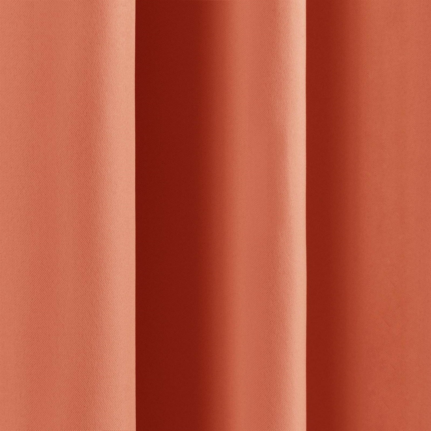 52 x 84 inch Solid Orange Apricot Thermal Blackout Curtain Panels - Set of 2 LuxuryLifeWay Online Store