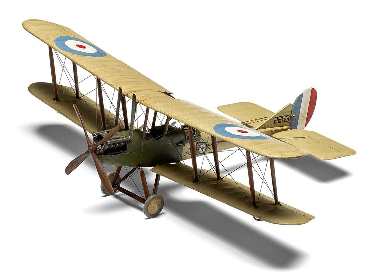Level 2 Model Kit Royal Aircraft Factory BE2c Aircraft with 2 Scheme Options 1/72 Scale Plastic Model Kit by Airfix LuxuryLifeWay Online Store