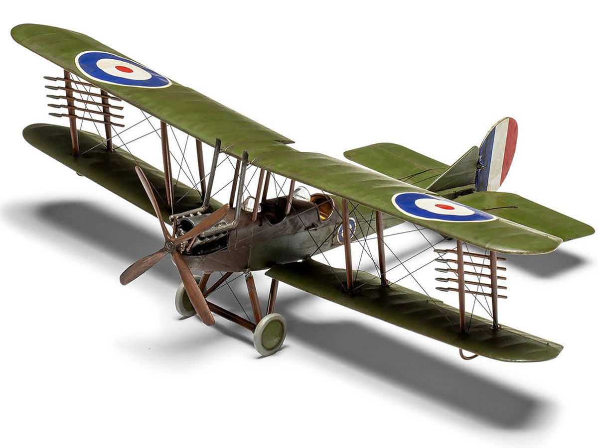 Level 2 Model Kit Royal Aircraft Factory BE2c Aircraft with 2 Scheme Options 1/72 Scale Plastic Model Kit by Airfix LuxuryLifeWay Online Store