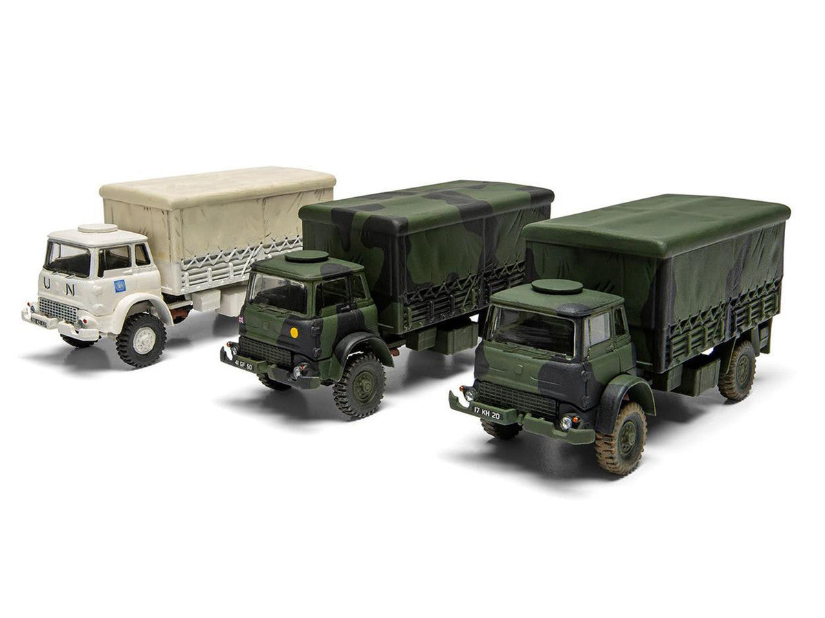 Level 1 Model Kit British Army 4-ton 4x4 GS Truck with 3 Scheme Options 1/76 Scale Plastic Model Kit by Airfix LuxuryLifeWay Online Store
