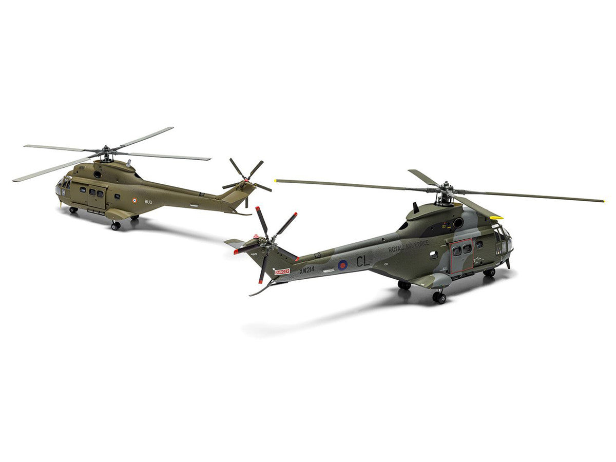 Level 2 Model Kit Westland Puma HC.1 Helicopter with 2 Scheme Options 1/72 Plastic Model Kit by Airfix LuxuryLifeWay Online Store