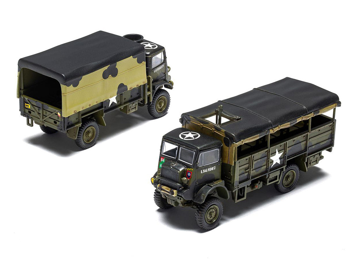 Level 2 Model Kit WWII 3-Ton General Service and Troop Trucks 1/76 Plastic Model Kit by Airfix LuxuryLifeWay Online Store