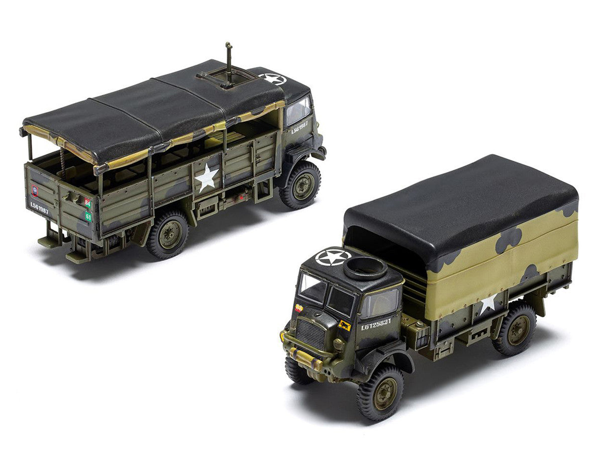 Level 2 Model Kit WWII 3-Ton General Service and Troop Trucks 1/76 Plastic Model Kit by Airfix LuxuryLifeWay Online Store