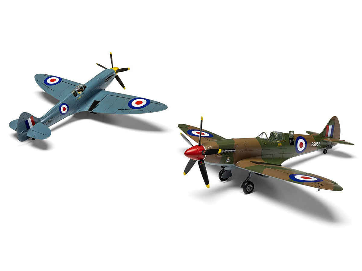 Level 2 Model Kit Supermarine Spitfire PR.XIX Fighter Aircraft with 3 Scheme Options 1/48 Plastic Model Kit by Airfix LuxuryLifeWay Online Store