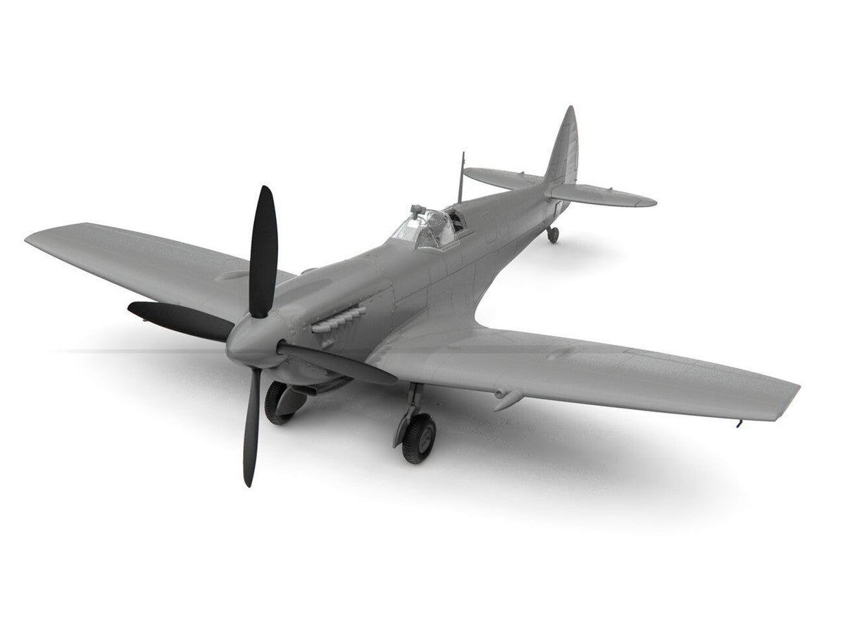 Level 2 Model Kit Supermarine Spitfire Mk.IXe Fighter Aircraft with 3 Scheme Options 1/48 Plastic Model Kit by Airfix LuxuryLifeWay Online Store