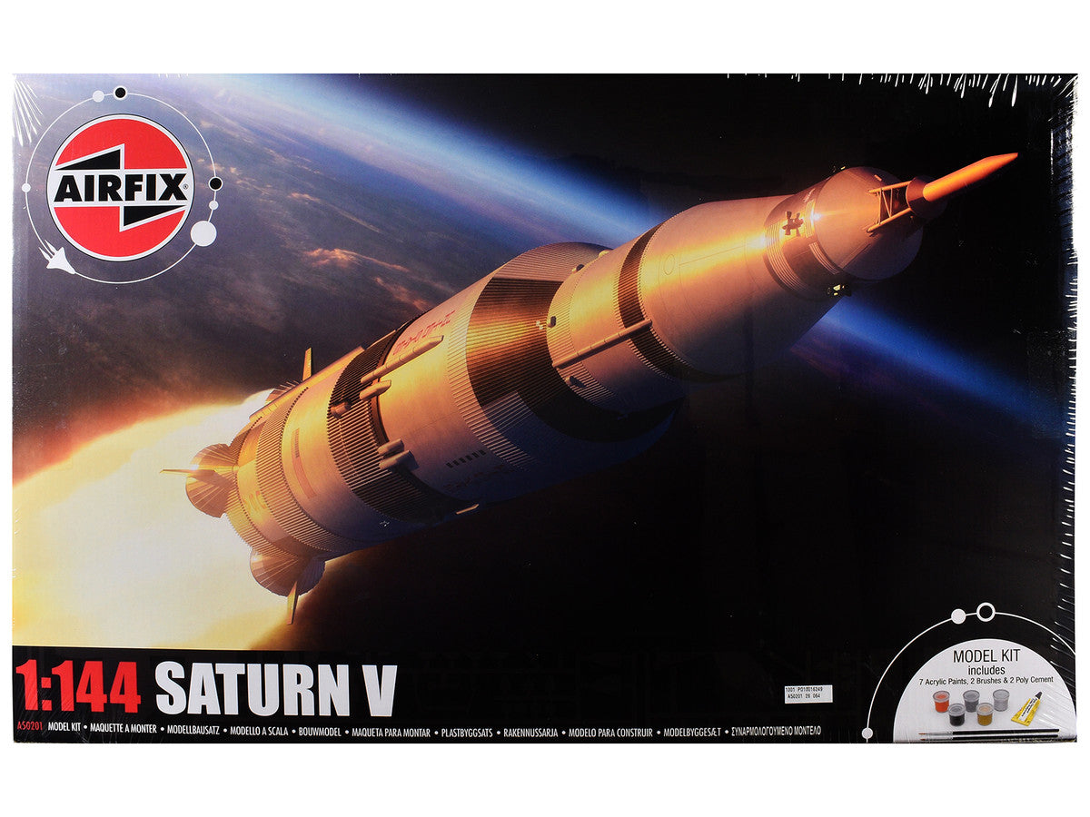 Level 3 Model Kit NASA Saturn V Rocket Gift Set 1/144 Plastic Model Kit by Airfix LuxuryLifeWay Online Store