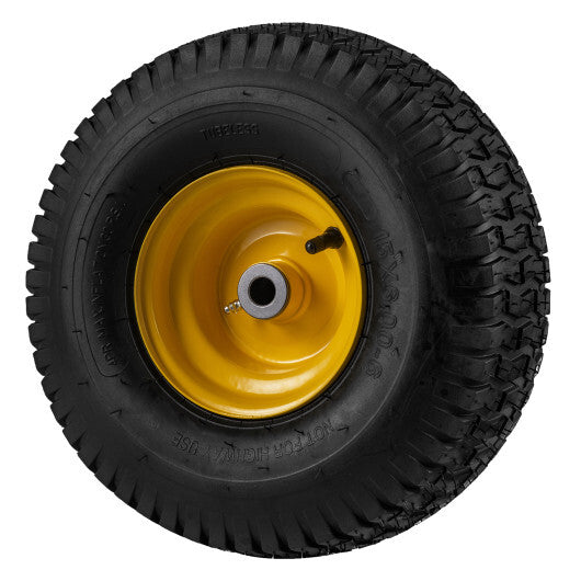 15 x 6.00-6 Tubeless Tires and Wheels 2 Pack 4 PR Tires-Yellow LuxuryLifeWay Online Store