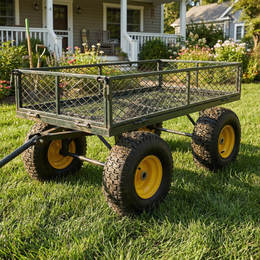 15 x 6.00-6 Tubeless Tires and Wheels 2 Pack 4 PR Tires-Yellow LuxuryLifeWay Online Store
