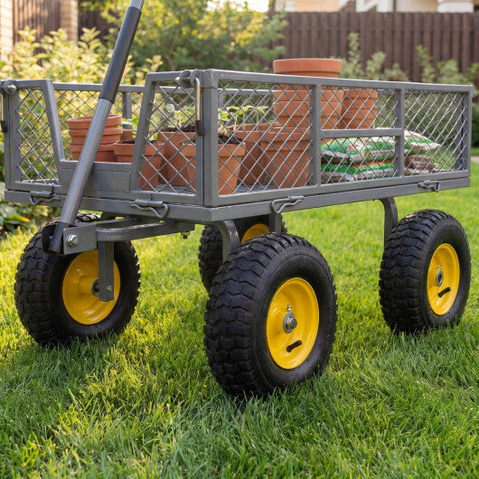 15 x 6.00-6 Tube-type Tires & Wheels 2 Pack 4 PR Tires-Yellow LuxuryLifeWay Online Store