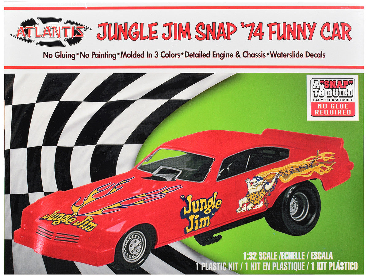Model Kit 1974 Funny Car "Jungle Jim" (Snap-to-Build) 1/32 Scale Model by Atlantis LuxuryLifeWay Online Store