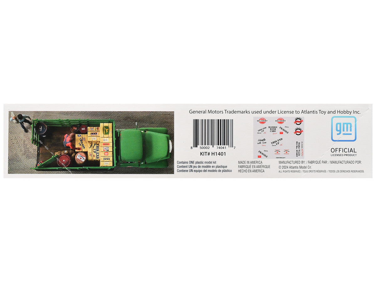 Skill 2 Model Kit 1955 Chevrolet 2-Ton Stake Truck 1/48 Scale Model by Atlantis LuxuryLifeWay Online Store