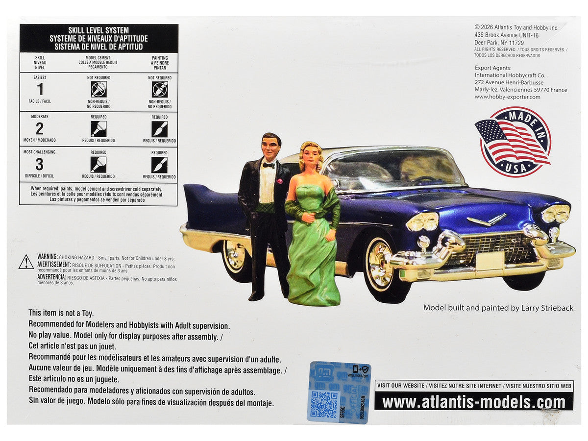 Skill 2 Model Kit 1957 Cadillac Eldorado Brougham 1/25 Scale Model by Atlantis LuxuryLifeWay Online Store