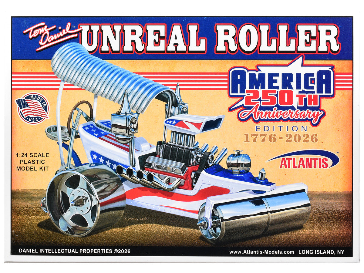Skill 2 Model Kit Tom Daniel's Unreal Roller "America 250th Anniversary" Edition 1/24 Scale Model by Atlantis LuxuryLifeWay Online Store