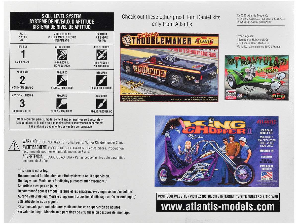Model Kit Tom Daniel's Lil' Red Baron Show Rod (Snap-to-Build) 1/32 Scale Model by Atlantis LuxuryLifeWay Online Store