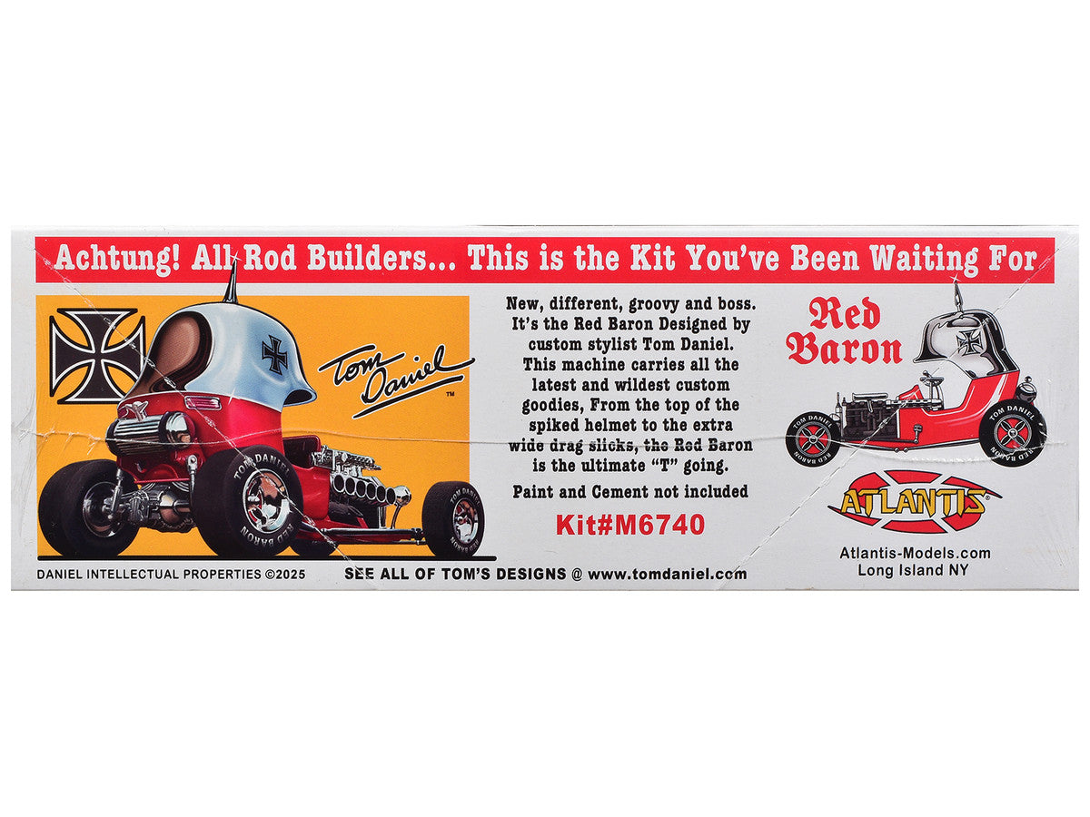 Skill 2 Model Kit Tom Daniel's Red Baron Show Rod 1/24 Scale Model by Atlantis LuxuryLifeWay Online Store
