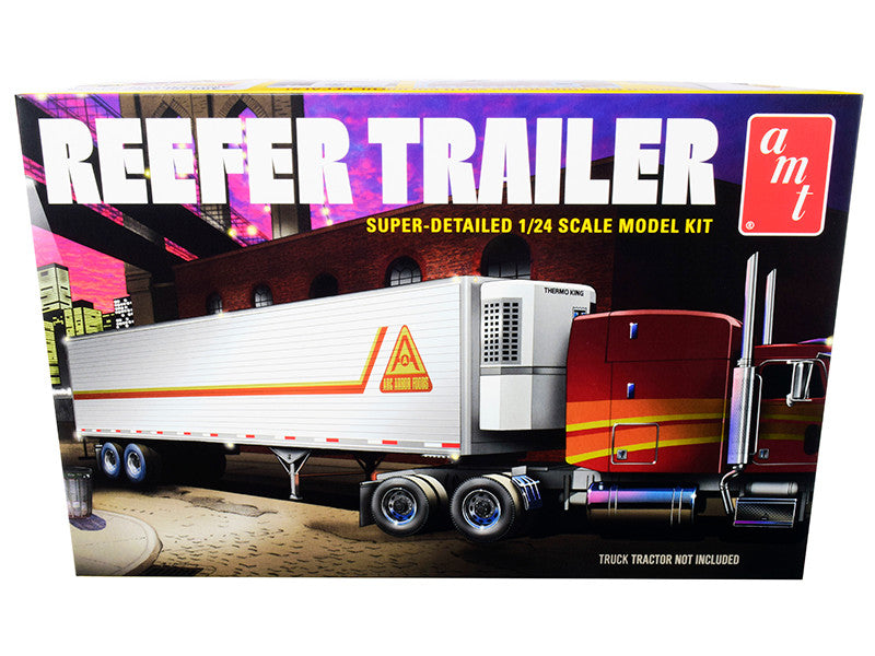 Skill 3 Model Kit Reefer Trailer 1/24 Scale Model by AMT LuxuryLifeWay Online Store