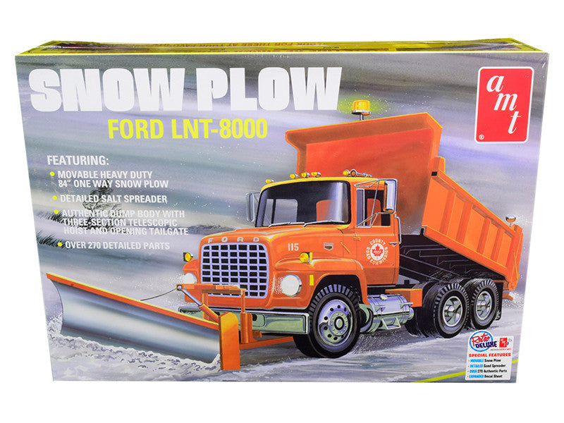 Skill 3 Model Kit Ford LNT-8000 Snow Plow Truck 1/25 Scale Model by AMT LuxuryLifeWay Online Store
