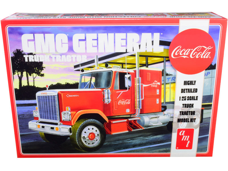 Skill 3 Model Kit GMC General Truck Tractor "Coca-Cola" 1/25 Scale Model by AMT LuxuryLifeWay Online Store