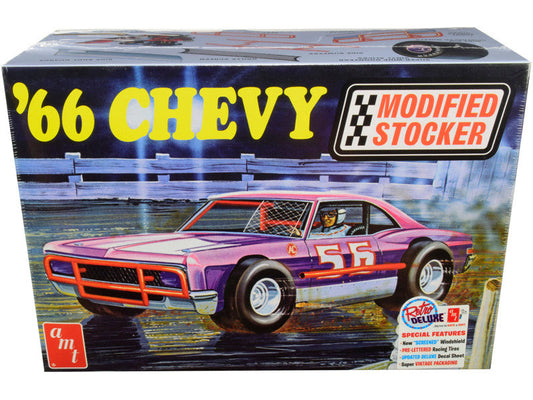 Skill 2 Model Kit 1966 Chevrolet Impala Modified Stocker 1/25 Scale Model by AMT LuxuryLifeWay Online Store