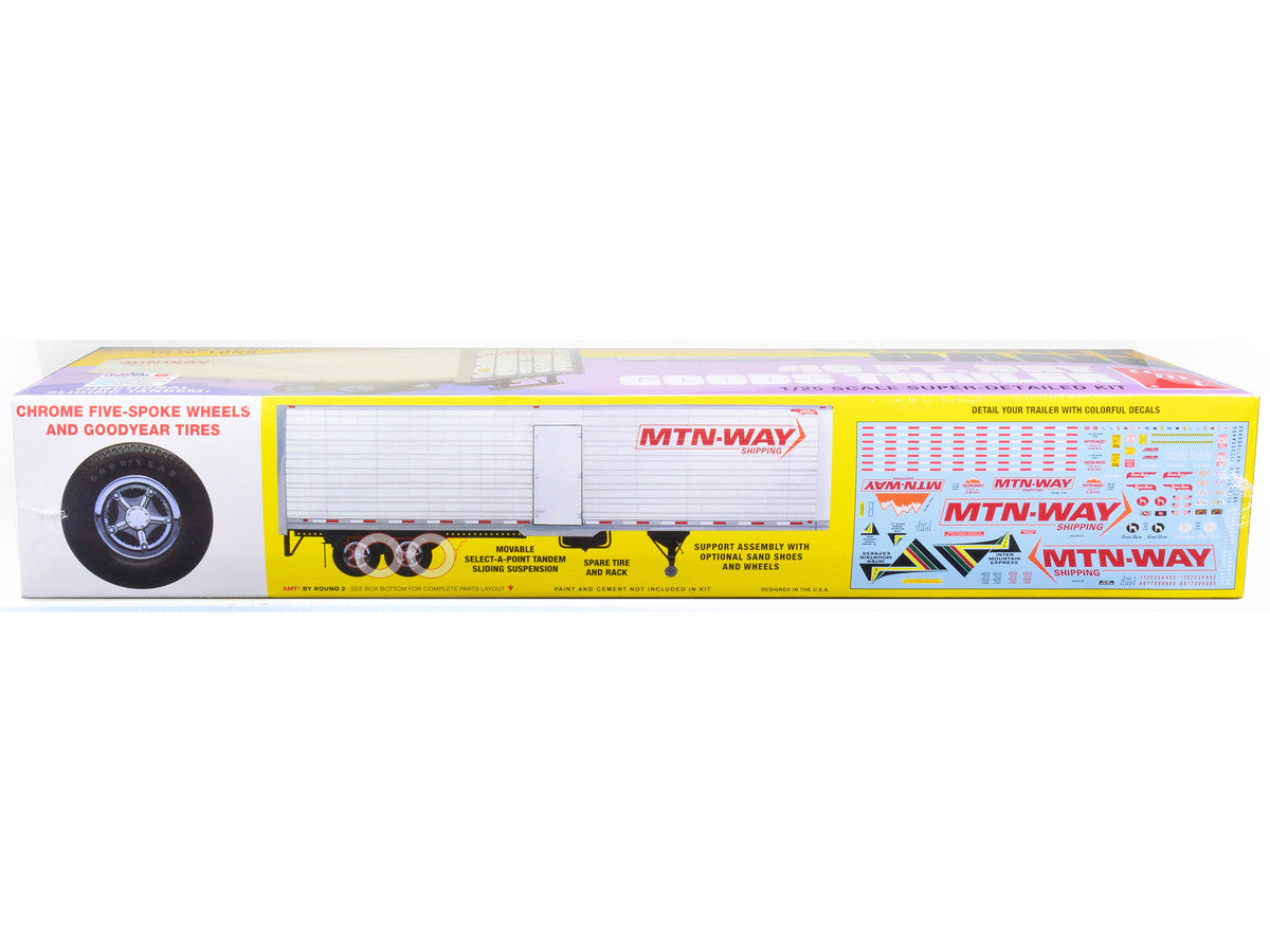 Skill 3 Model Kit Great Dane 40 Ft. Dry Goods Trailer 1/25 Scale Model by AMT LuxuryLifeWay Online Store