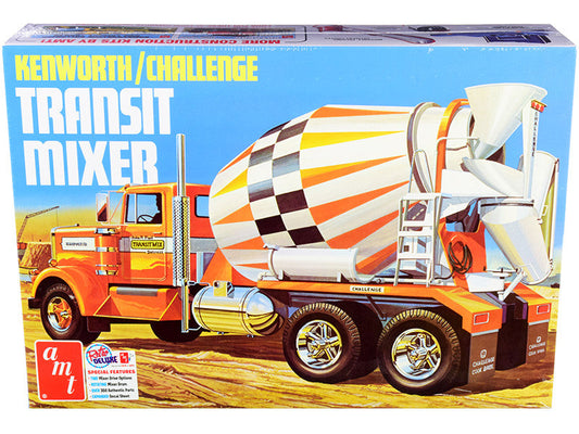 Skill 3 Model Kit Kenworth / Challenge Transit Cement Mixer Truck 1/25 Scale Model by AMT LuxuryLifeWay Online Store