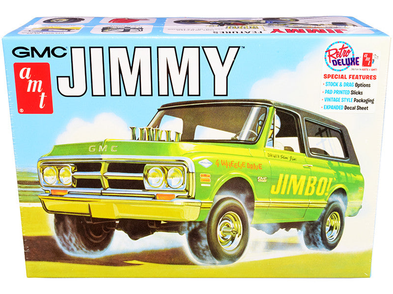 Skill 2 Model Kit 1972 GMC Jimmy Pickup Truck 2-in-1 Kit 1/25 Scale Model by AMT LuxuryLifeWay Online Store