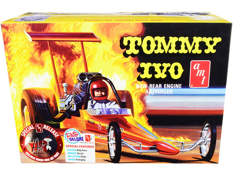 Skill 2 Model Kit Tommy Ivo Rear Engine Dragster 1/25 Scale Model by AMT LuxuryLifeWay Online Store