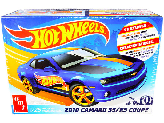 Skill 2 Model Kit 2010 Chevrolet Camaro SS/RS Coupe "Hot Wheels" 1/25 Scale Model by AMT LuxuryLifeWay Online Store