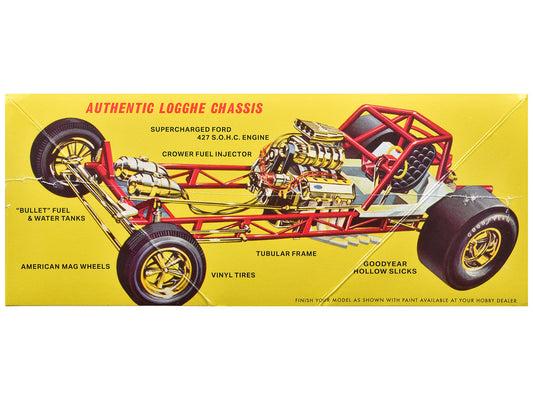 Skill 2 Model Kit 1969 Ford Mustang Longnose Funny Car "Gas Ronda" 1/25 Scale Model by AMT LuxuryLifeWay Online Store