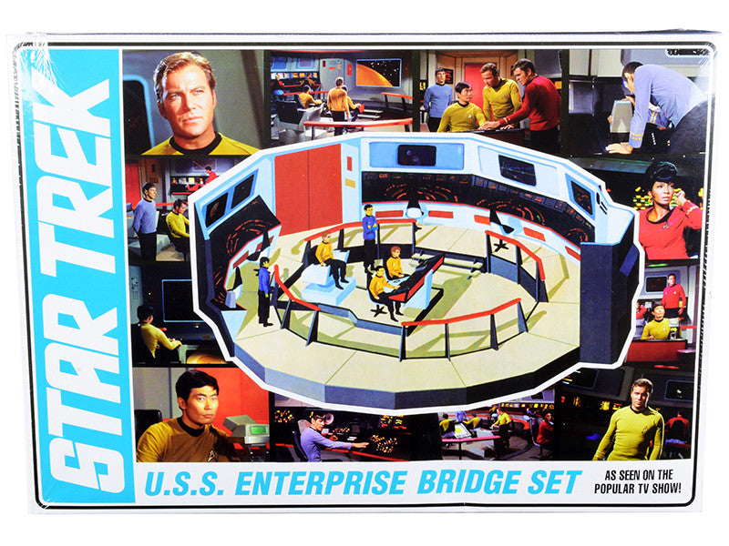 Skill 2 Model Kit U.S.S. Enterprise Command Bridge Set "Star Trek" (1966-1969) TV Show 1/32 Scale Model by AMT LuxuryLifeWay Online Store