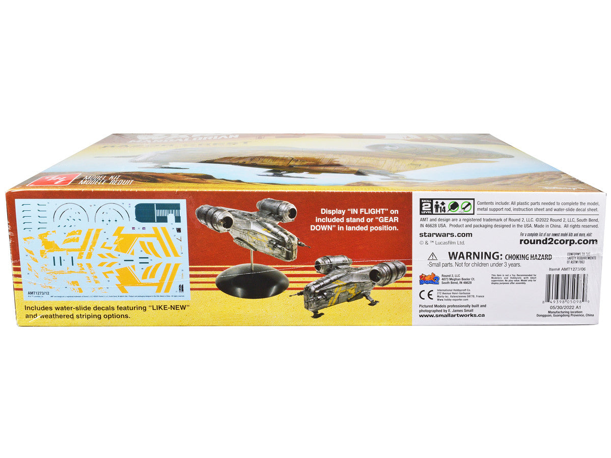 Skill 2 Model Kit Razor Crest Spaceship "Star Wars: The Mandalorian" 1/72 Scale Model by AMT LuxuryLifeWay Online Store