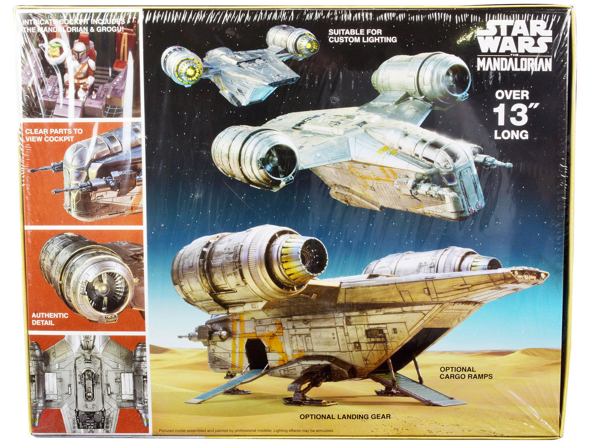 Skill 2 Model Kit Razor Crest Spaceship "Star Wars: The Mandalorian" 1/72 Scale Model by AMT LuxuryLifeWay Online Store