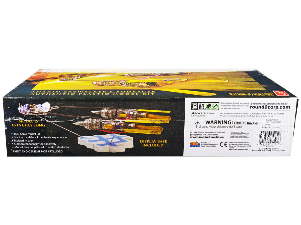 Skill 2 Model Kit Anakin Skywalker's Podracer "Star Wars Episode I: The Phantom Menace" 1/32 Scale Model by AMT LuxuryLifeWay Online Store